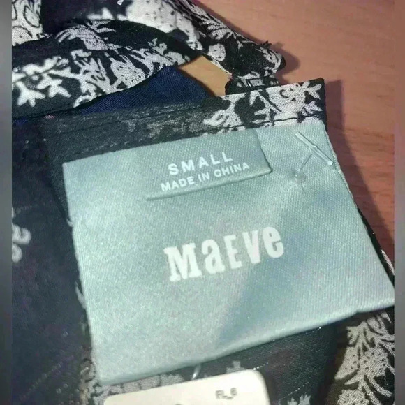 Maeve ANTHROPOLOGIE Cold Shoulder Tressa Blouse Size S - Picture 13 of 16